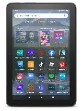 Amazon Fire HD 8 Plus tablet, 8” HD Display, 32 GB, 30% faster processor, 3GB RAM, wireless charging, (2022 release), Gray